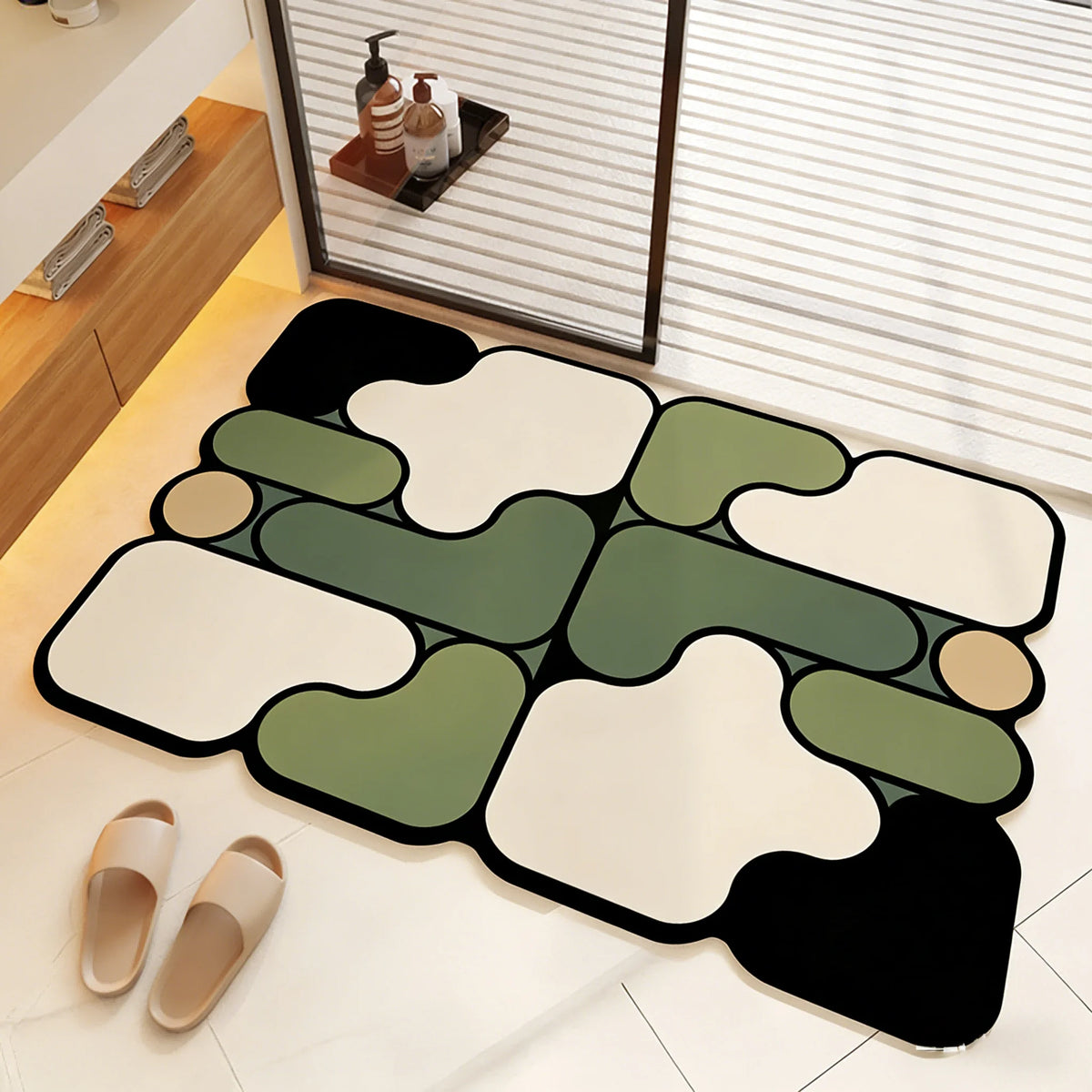Diatomaceous Earth Bathroom Mat