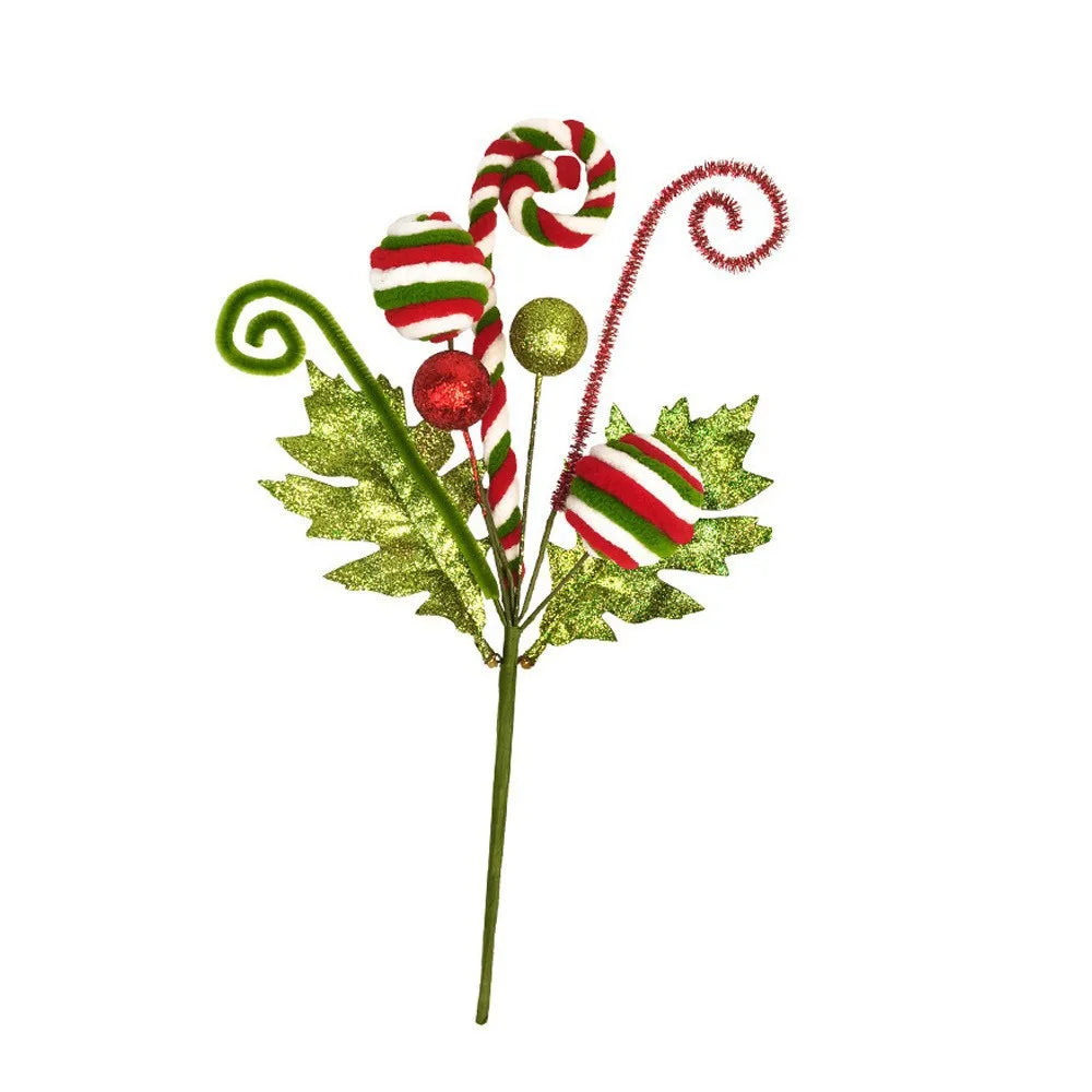 Sparkling Candy Twirl Christmas Ornament