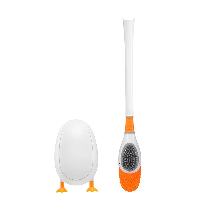 Toilet Silicone brush No punching