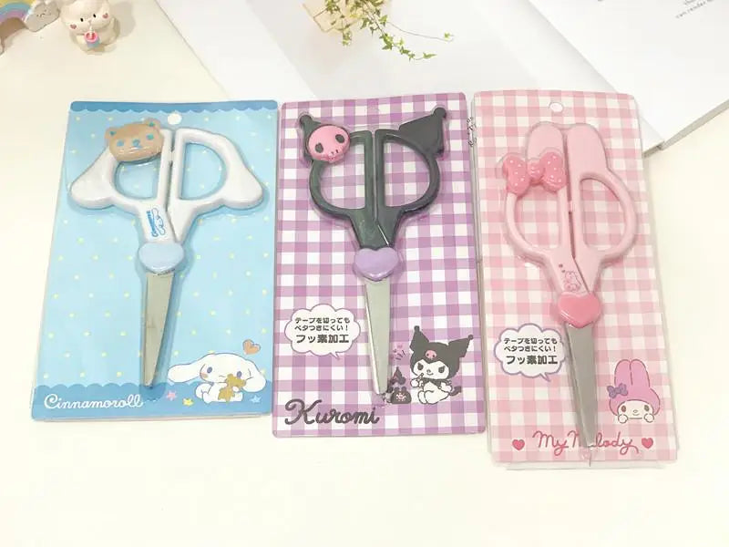 San Liou Cute Cartoon Hello Kitty My Melody Kuromi Scissors