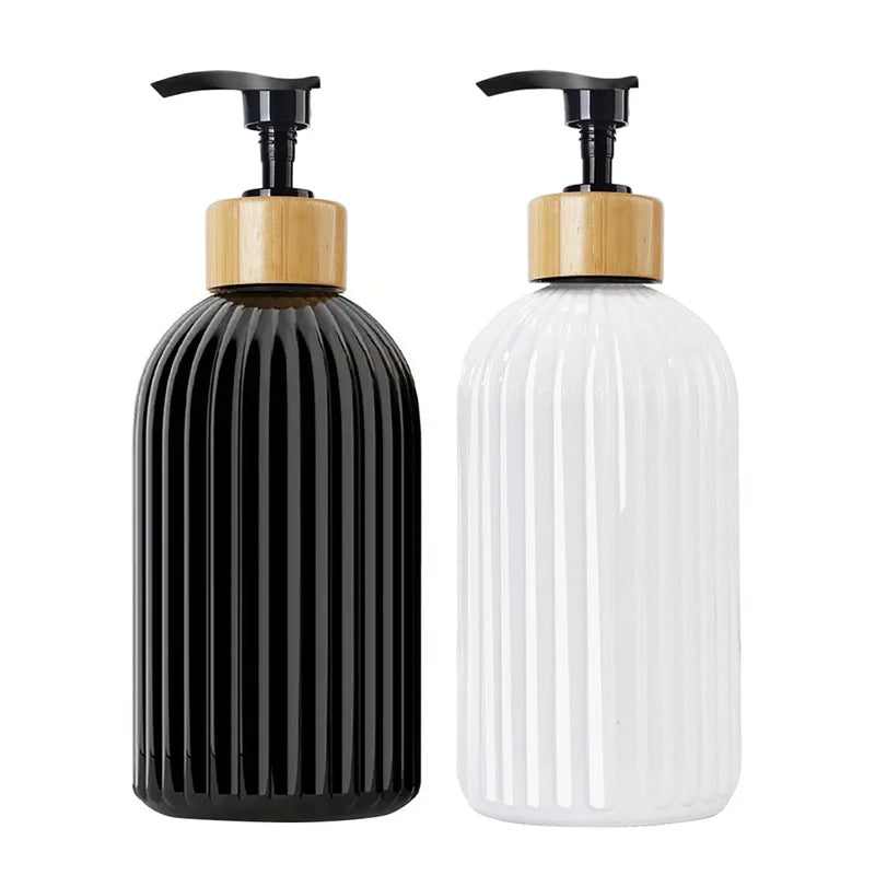 500ml Strip Soap Dispenser With Bamboo Pump