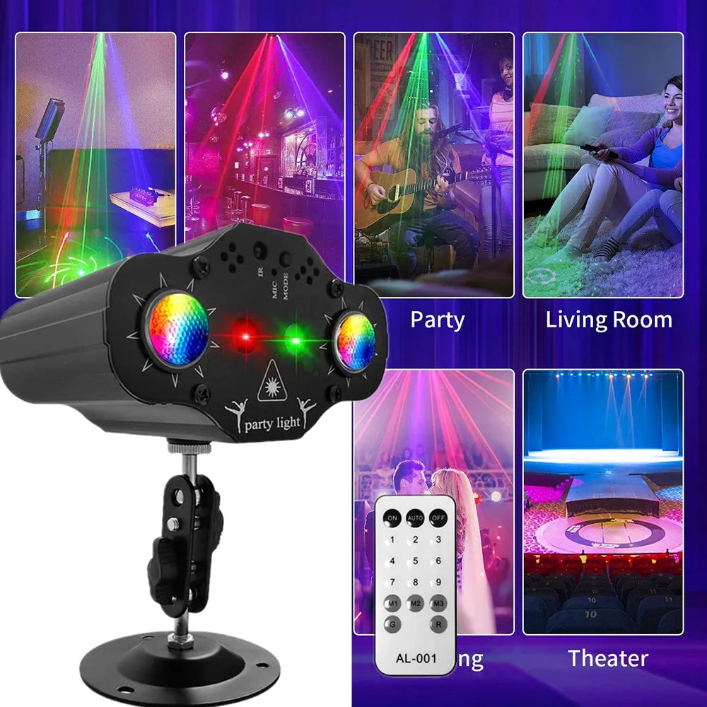 Disco Stage DJ Party Laser Projector