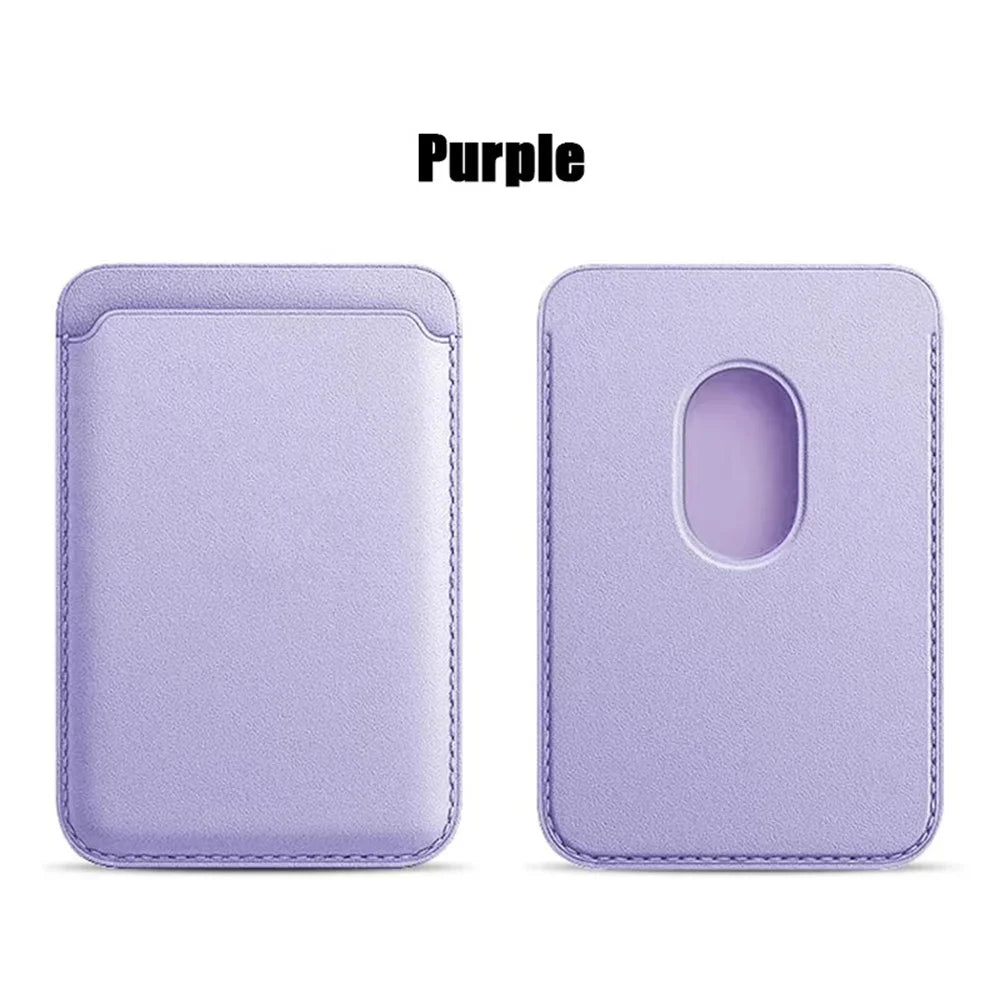 Magnetic Leather Wallet Case for iPhone