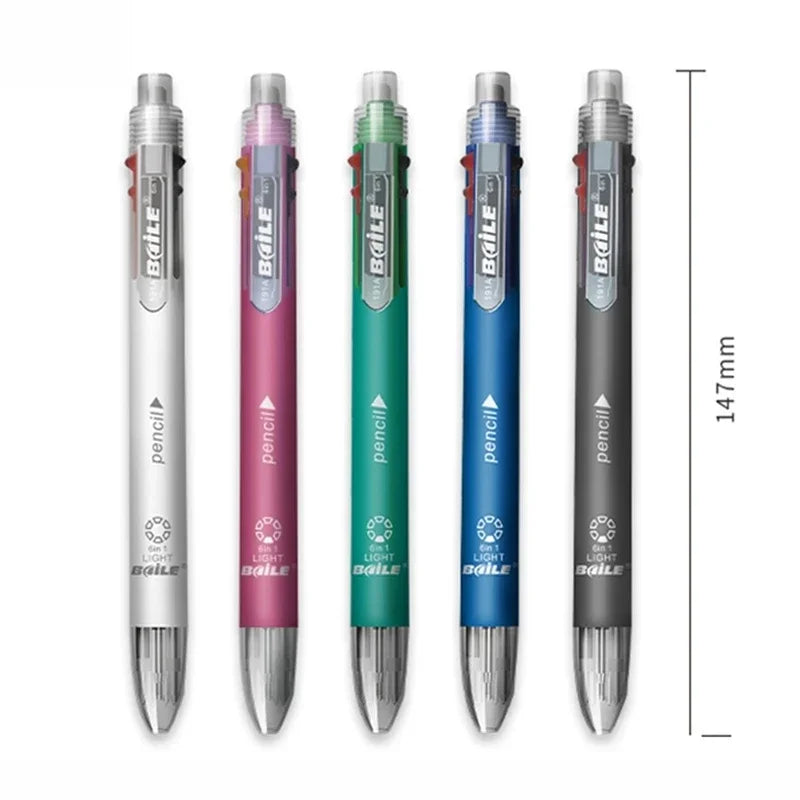 Automatic Pencil Multifunction Pencil With  5 Colors replacement