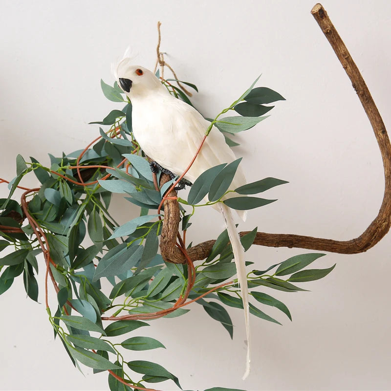 Realistic Artificial Parrot Ornament
