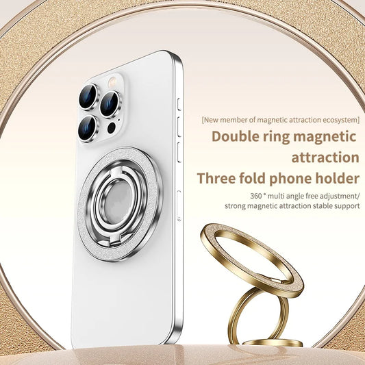 Magnetic Folding Phone Ring Stand for MagSafe