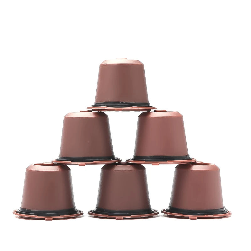 Refillable Nespresso-Compatible Coffee Pods with Reusable Filters & Accessories