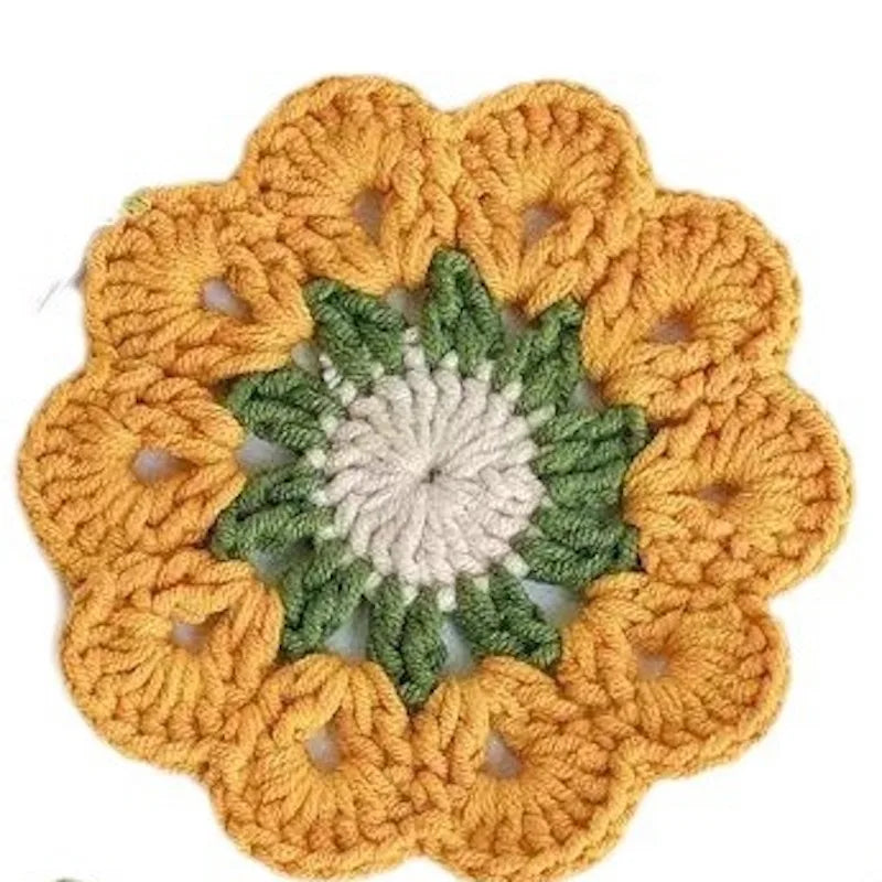 Handmade Crocheted Cotton Coaster