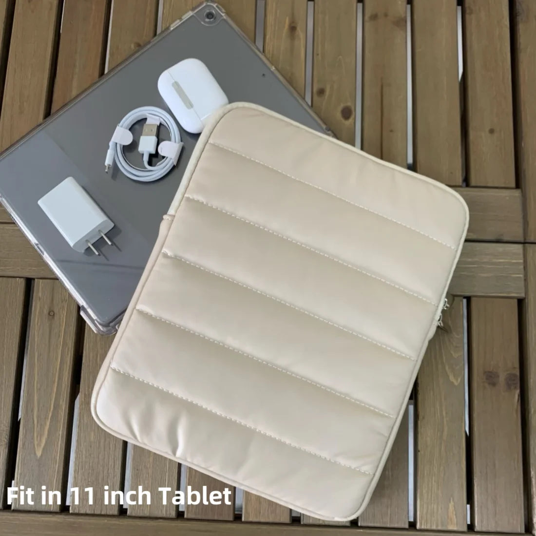 Puffy Tablet Case 9-11 Inch Cute Sleeve for 10" 11"