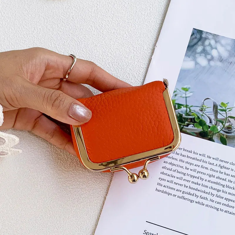 Mini Kiss Lock Jewelry Pouch