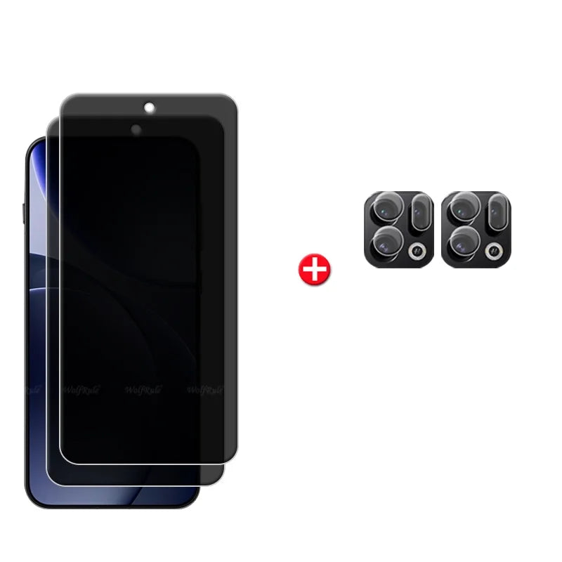 Anti-Spy 9H Tempered Glass & Camera Lens Protector for OPPO Find X9 Series