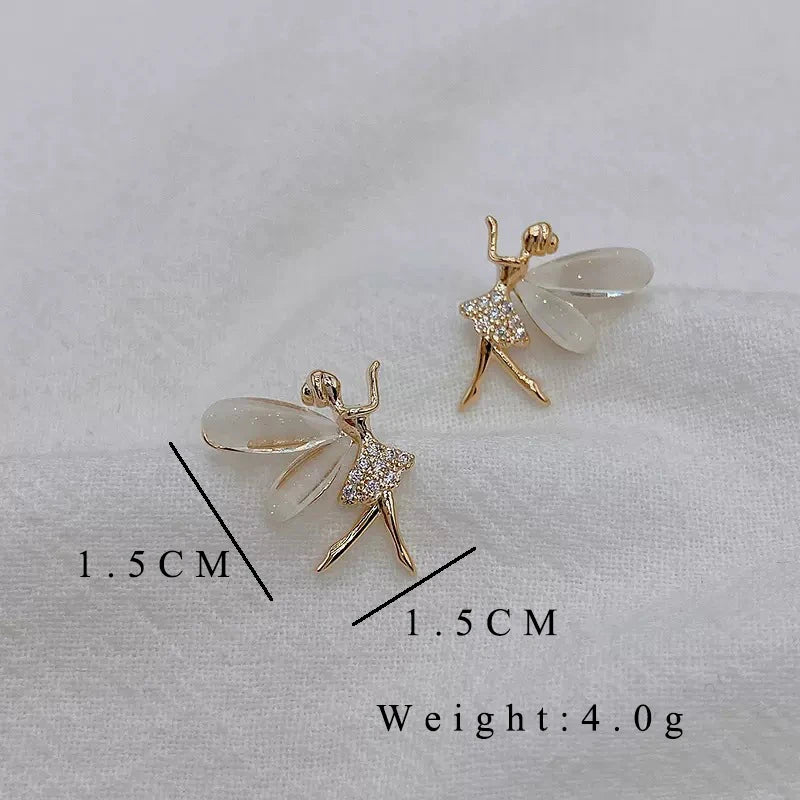 Girl Dancer Stud Earrings