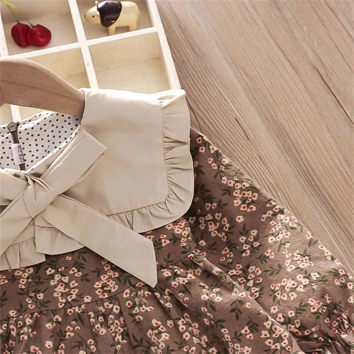 Girls' Dress Long Sleeve Forest Style