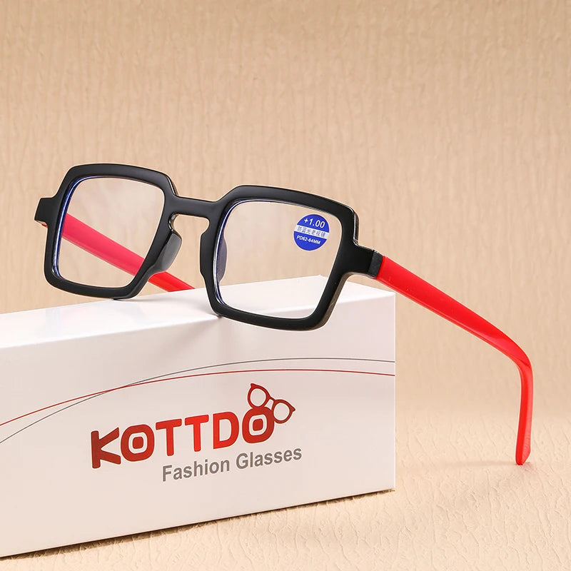 Square Plastic Reading Glasses