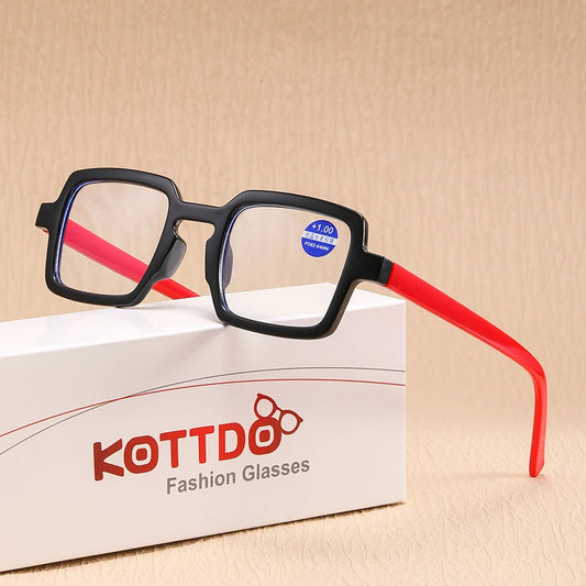 Square Plastic Reading Glasses for Women