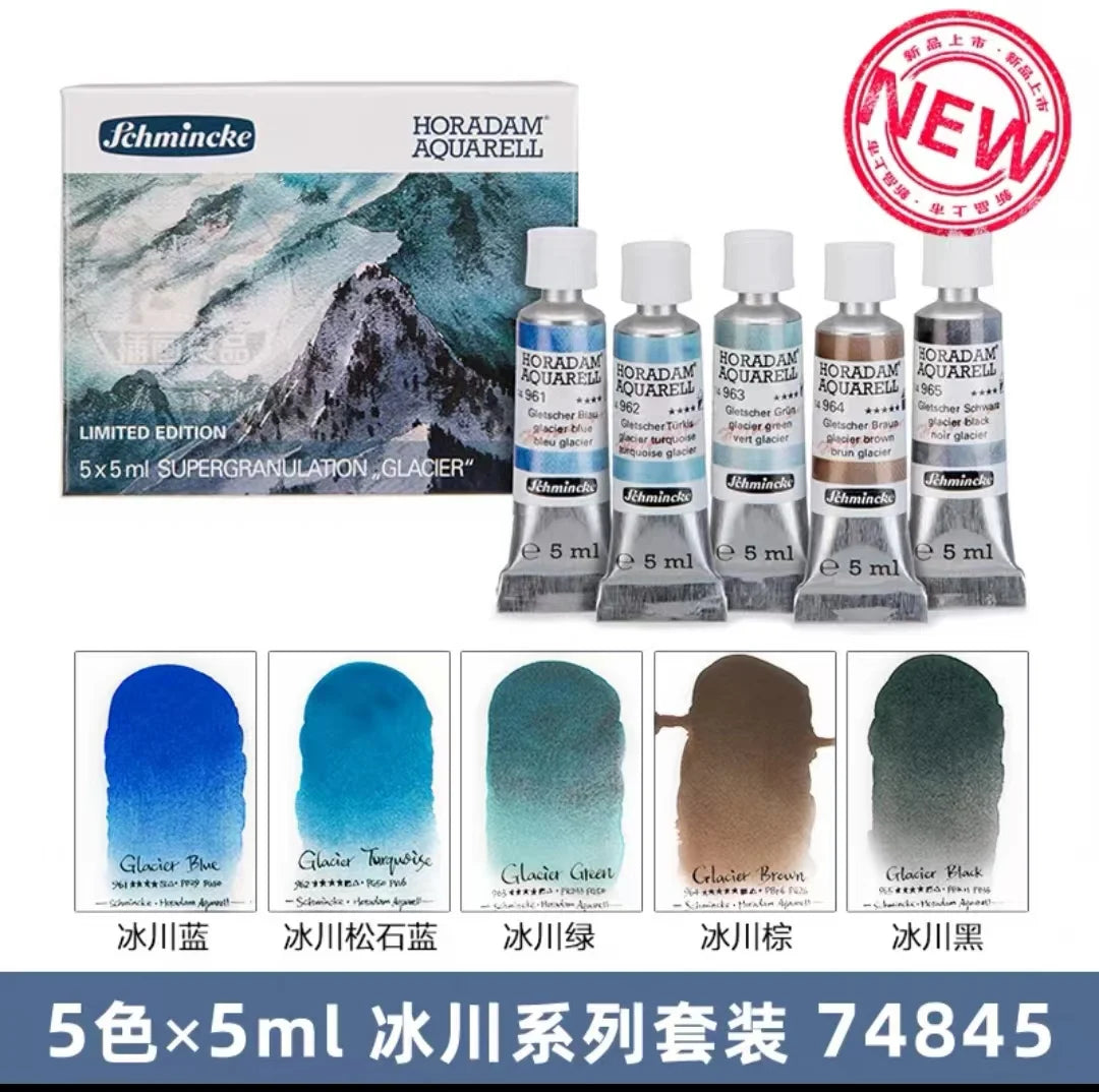 Professional Watercolor Paint Set – 5ml Artist Tubes