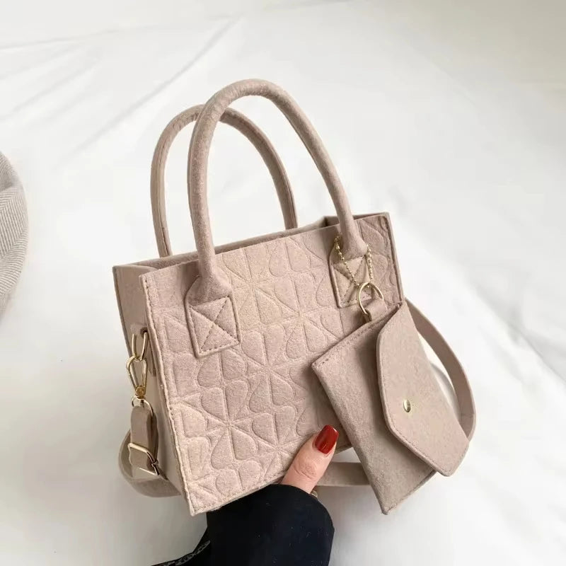 Shoulder Diagonal Two-Piece Bag