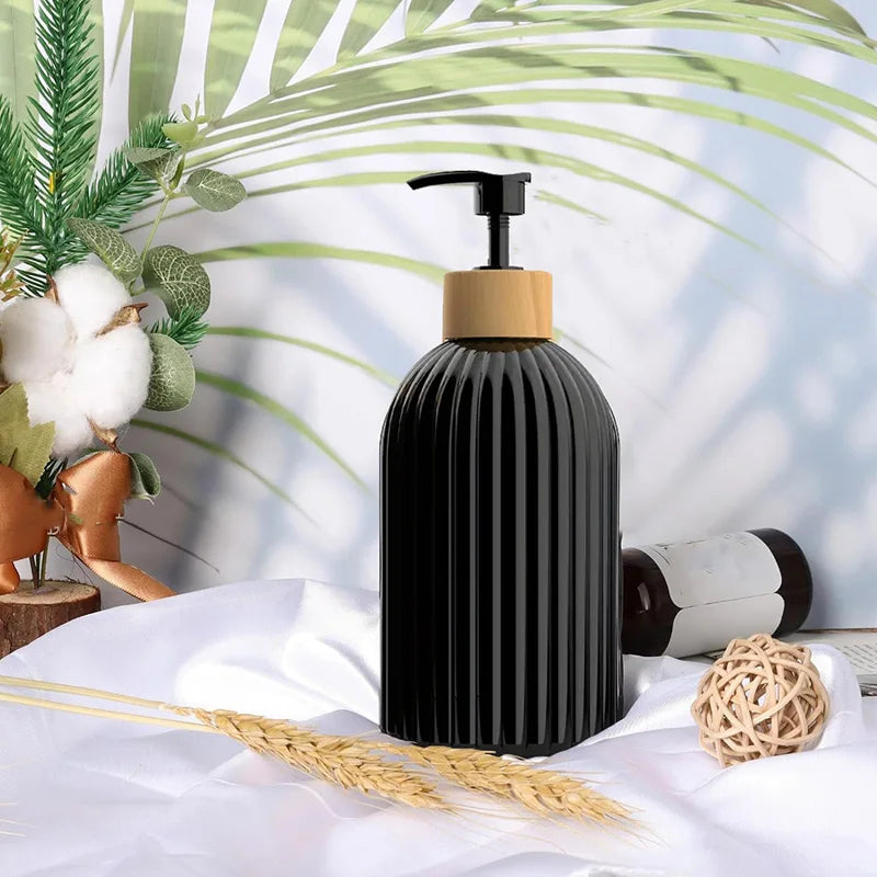 500ml Strip Soap Dispenser With Bamboo Pump