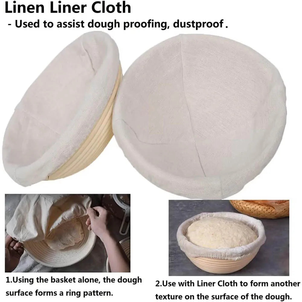 UPORS Rattan Bread Proofing Basket