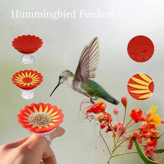 Flower Hummingbird Ring Feeder