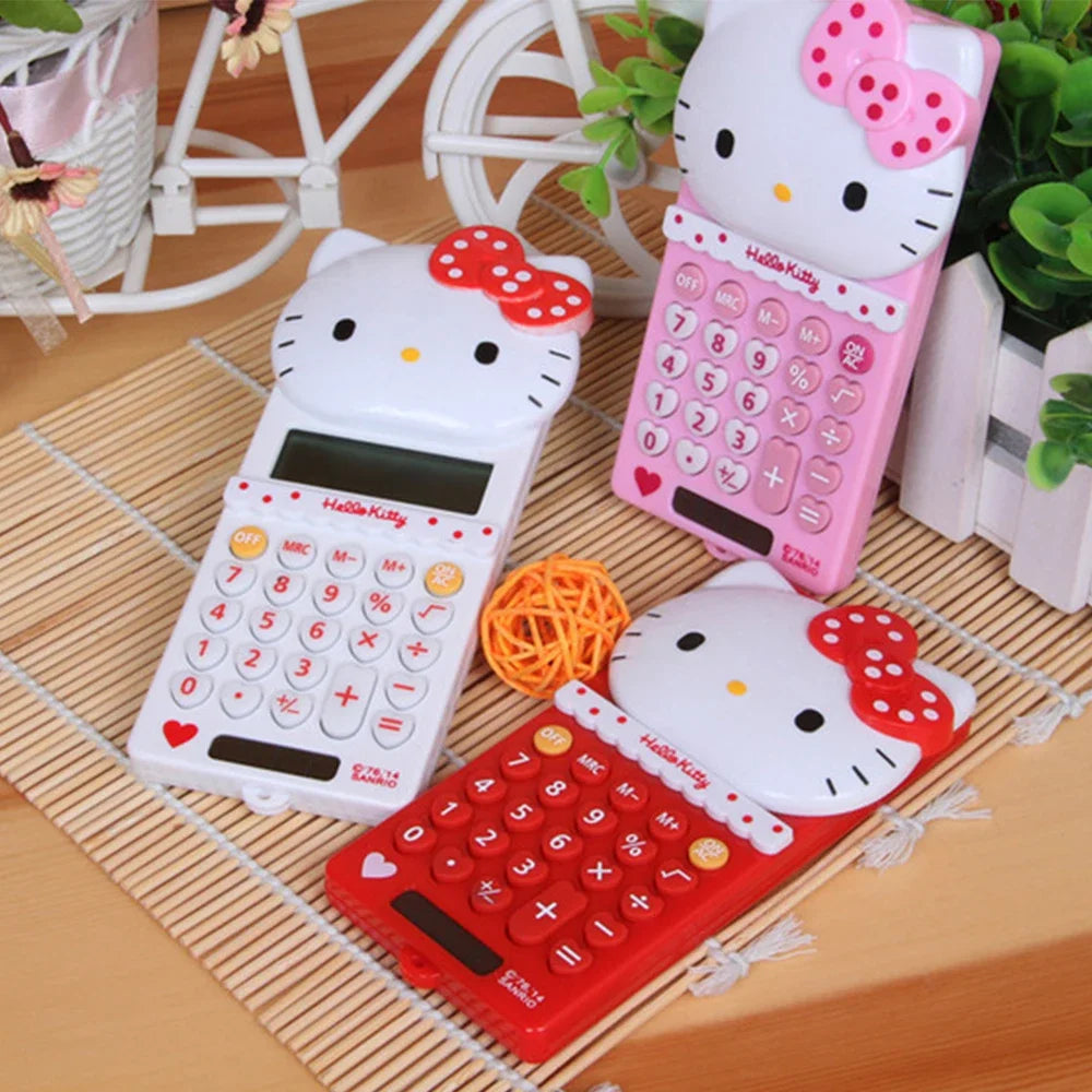 Kawaii Hello Kitty Cute Sanrio Portable Pocket Calculator