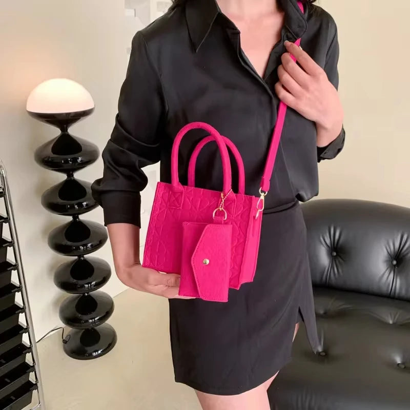Shoulder Diagonal Two-Piece Bag