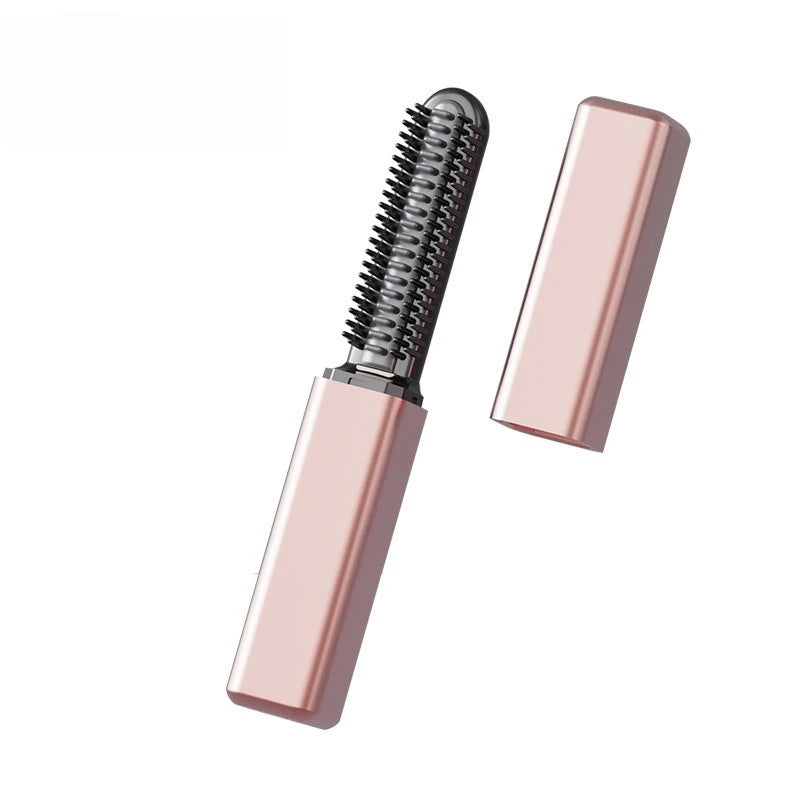 Mini Wireless Hair Straightening Comb
