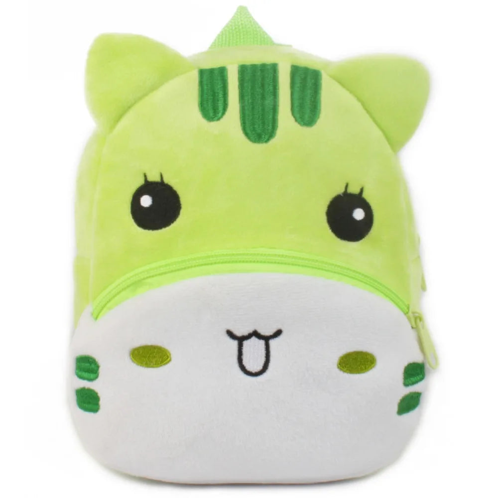 Kawaii 3D Plush Animal Kids Mini Backpack