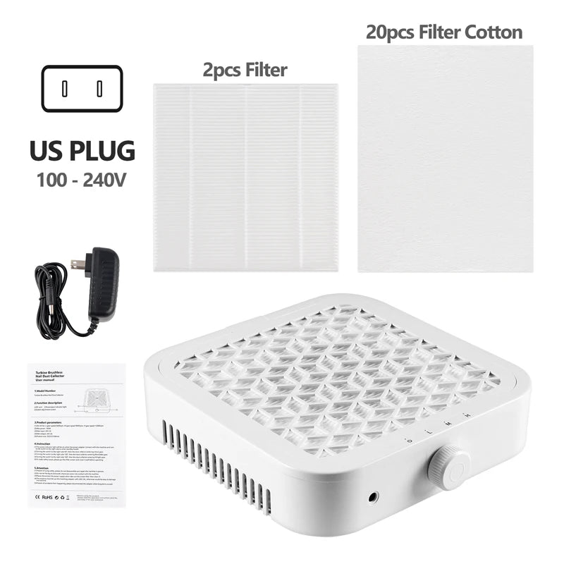Professional Nail Dust Collector