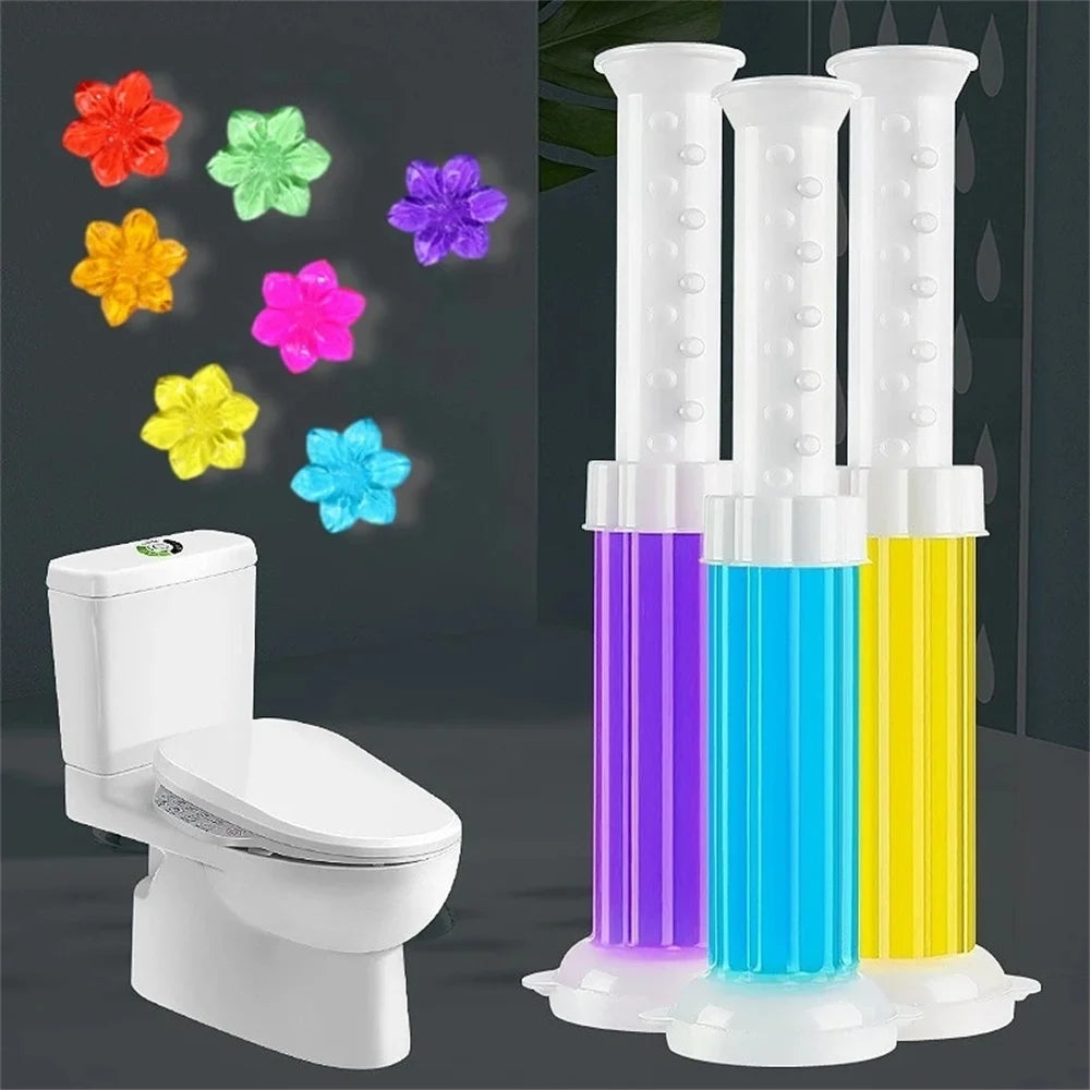 1/3/6/9Pcs Multipack Flower Aroma Toilet Cleaning Gel