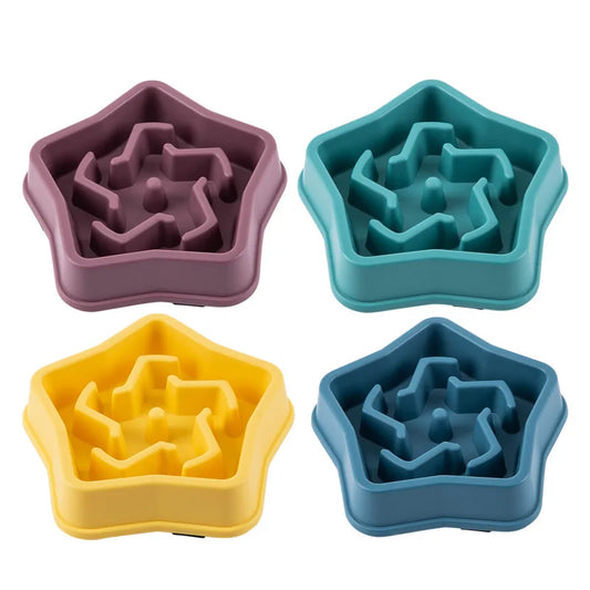 Anti-Choking Maze Slow Feeding Bowl with Non-Slip Base