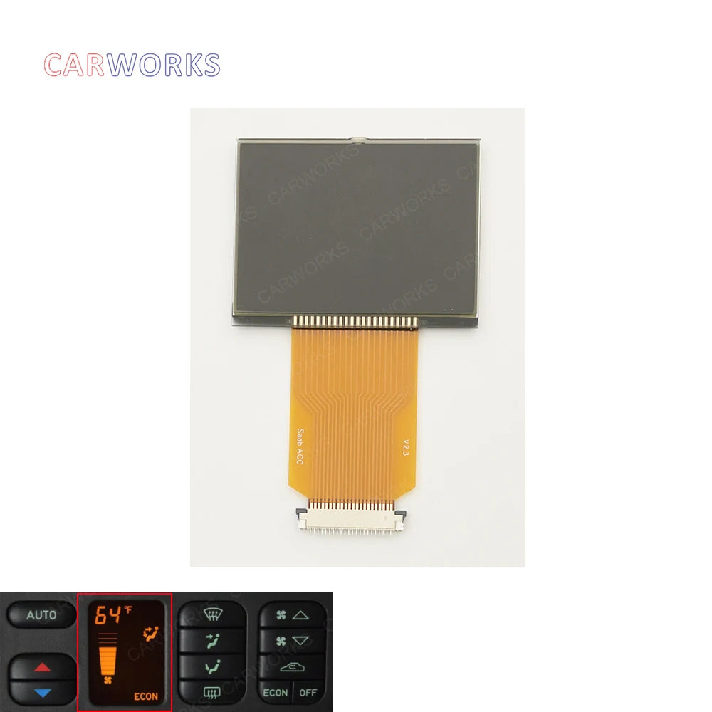 Climate Control Panel Screen for SAAB 9-3
