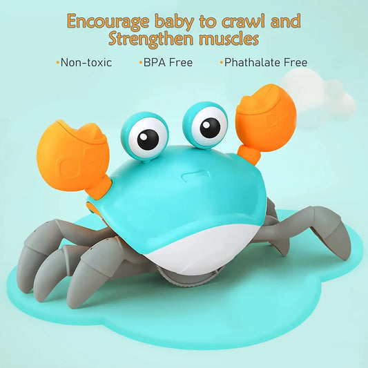 1Pc Escape Crab Crawling Electronic Pet With Music