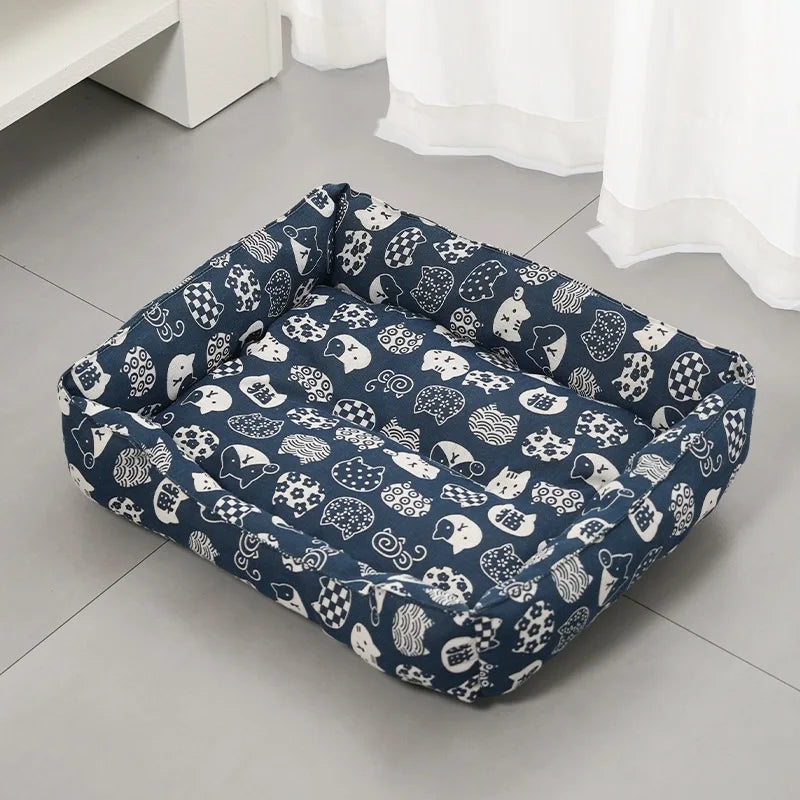 Linen Cooling Pet Sofa Bed