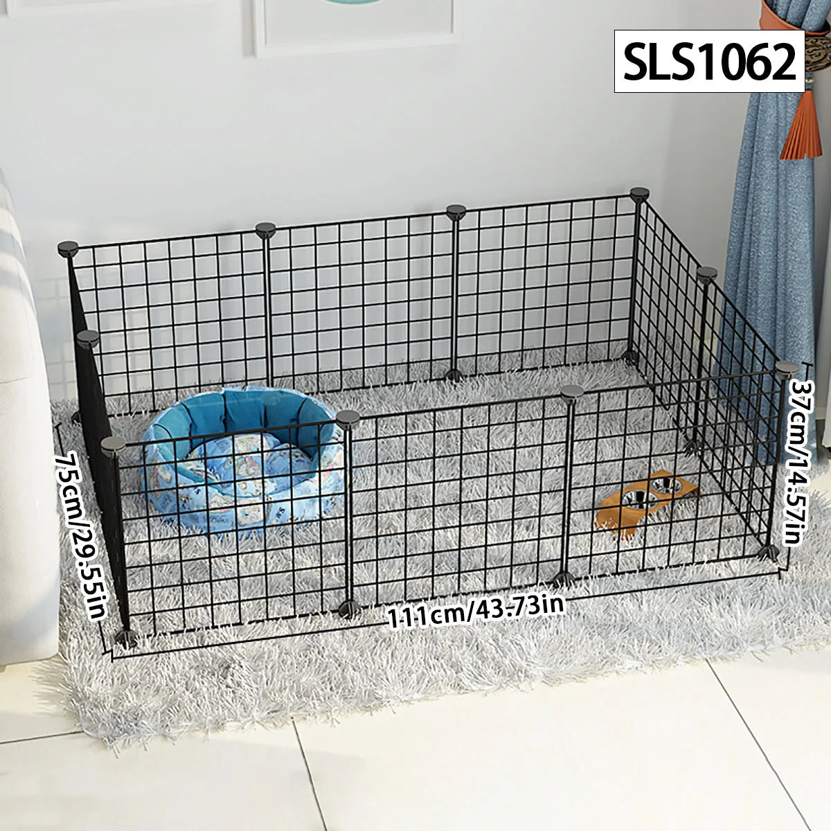 Modular Wire Pet Playpen & Indoor Dog Enclosure