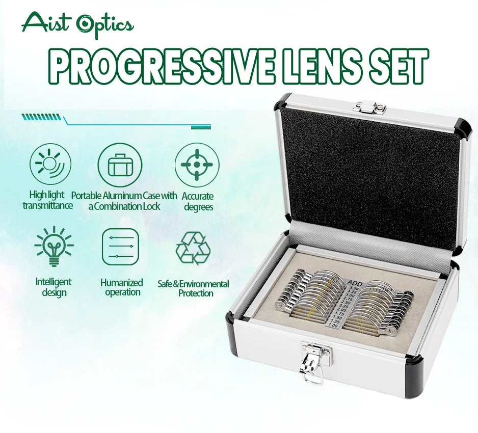 22Pcs Progressive Trial Lens Set