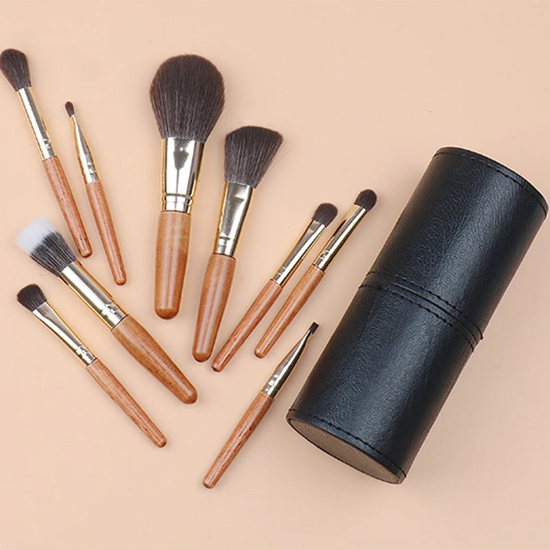 Portable Makeup Brush Holder With Lid