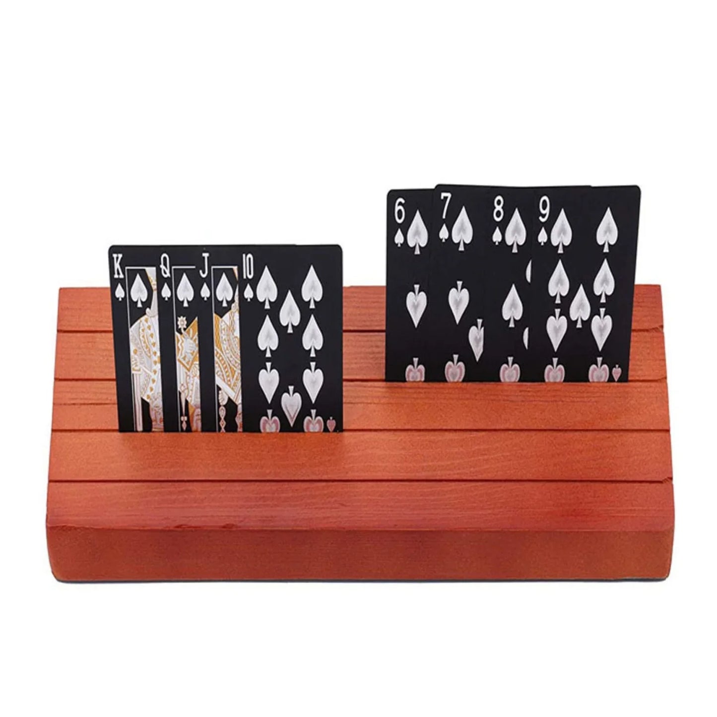 Wooden Playing Card Holder for Card Games