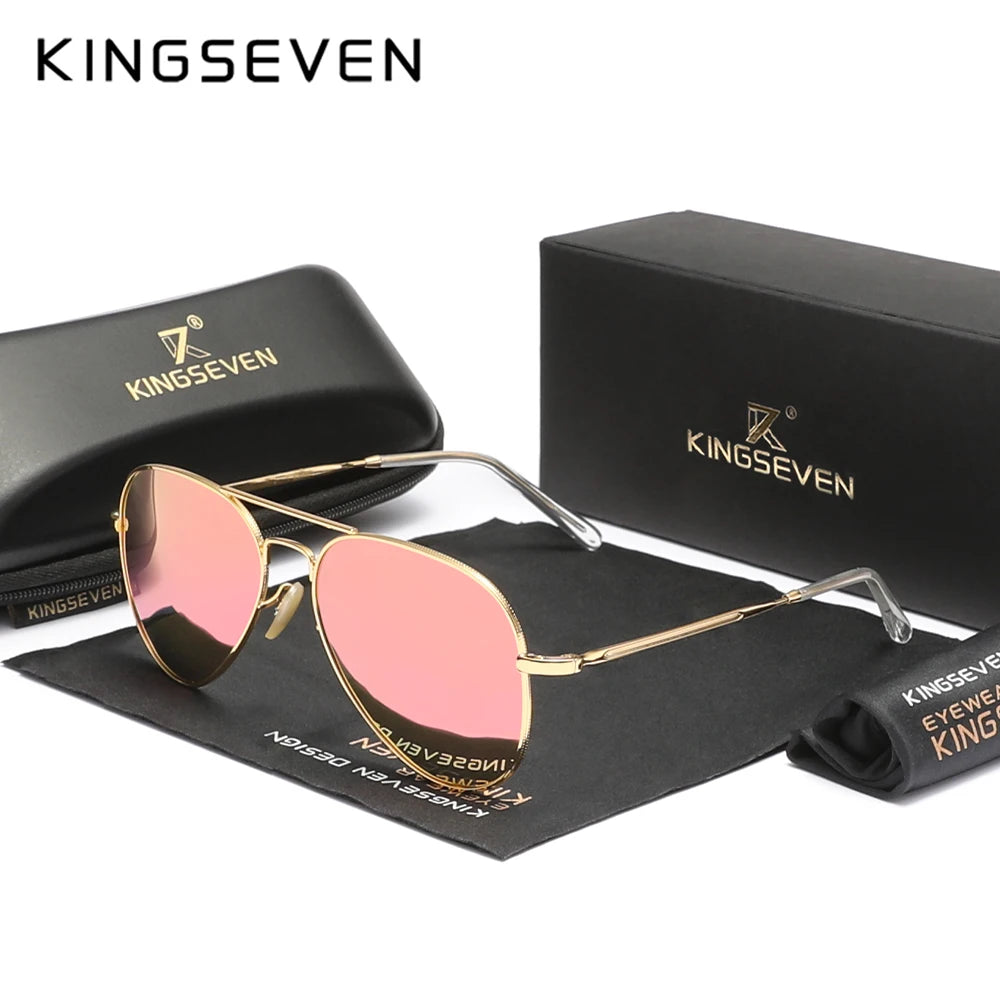 KINGSEVEN Pilot Alloy Men‘s Sunglasses