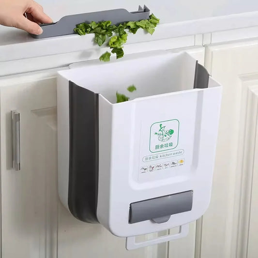 Wall Mounted Folding Kitchen Bin