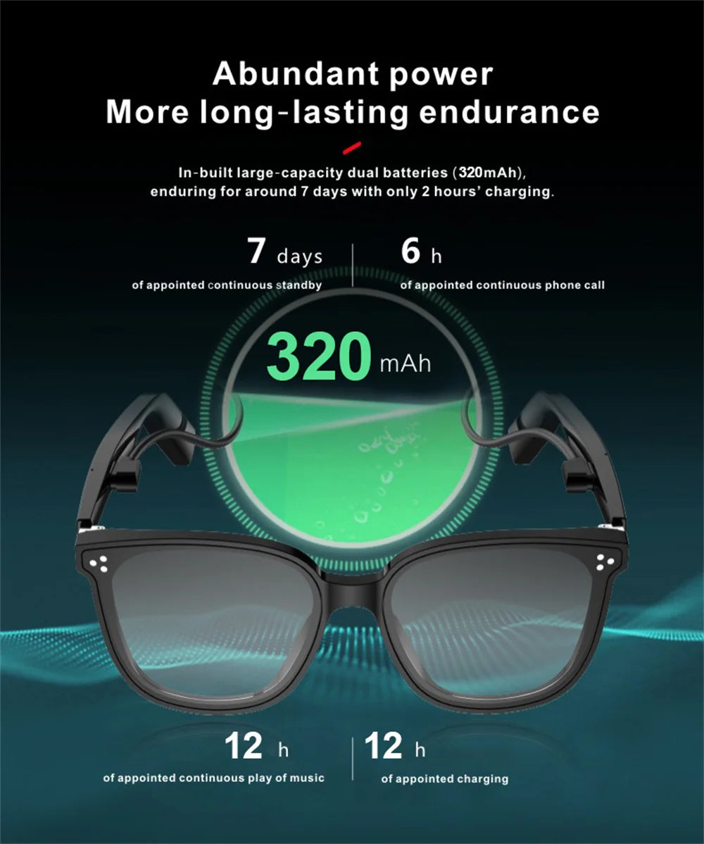 Stereo Sound Wireless Bluetooth Sunglasses