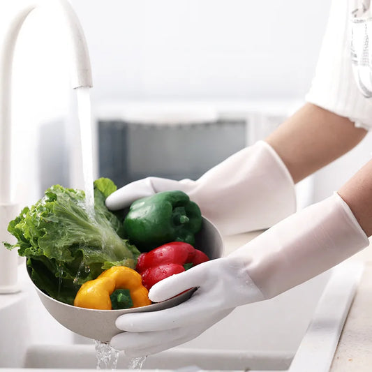 Household Waterproof Dishwashing Cleaning Gloves
