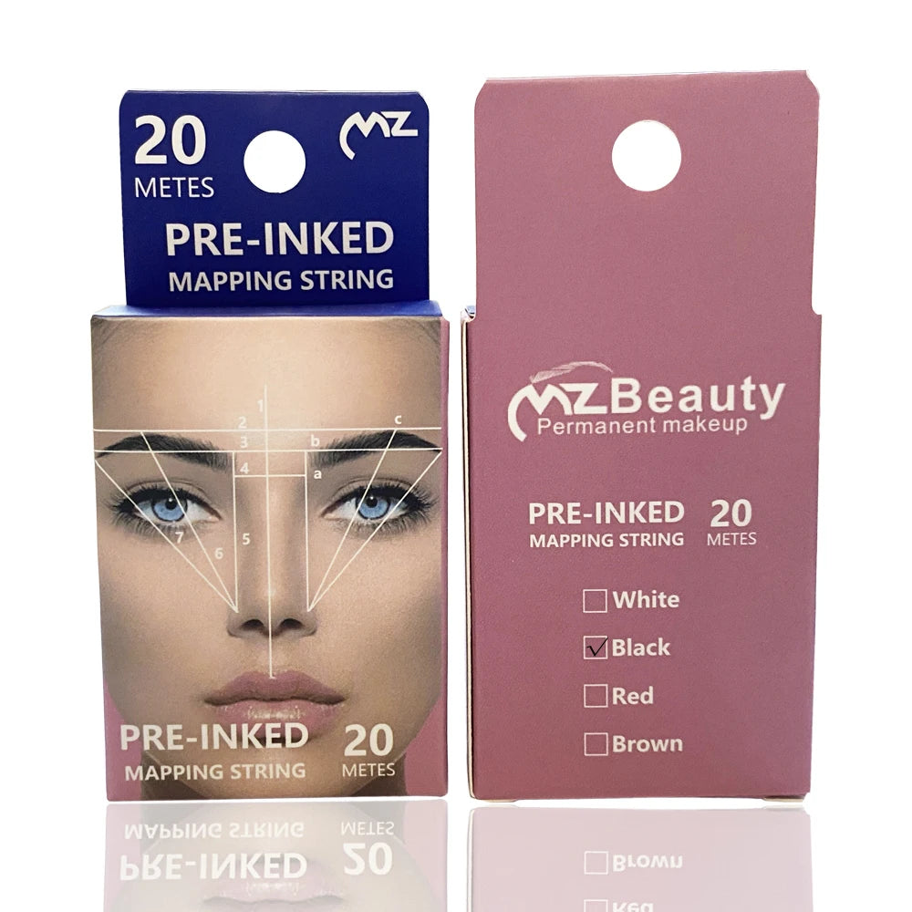 Marker Thread Tattoo Brows Mapping Ruler Kit