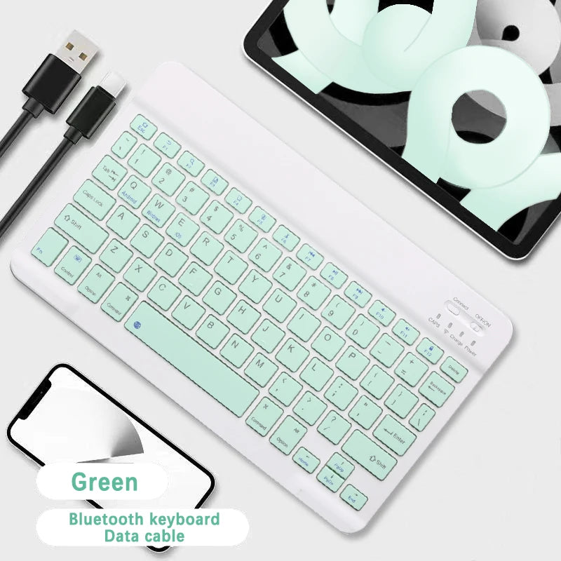 Bluetooth Tablet Keyboard with Slim Portable Design