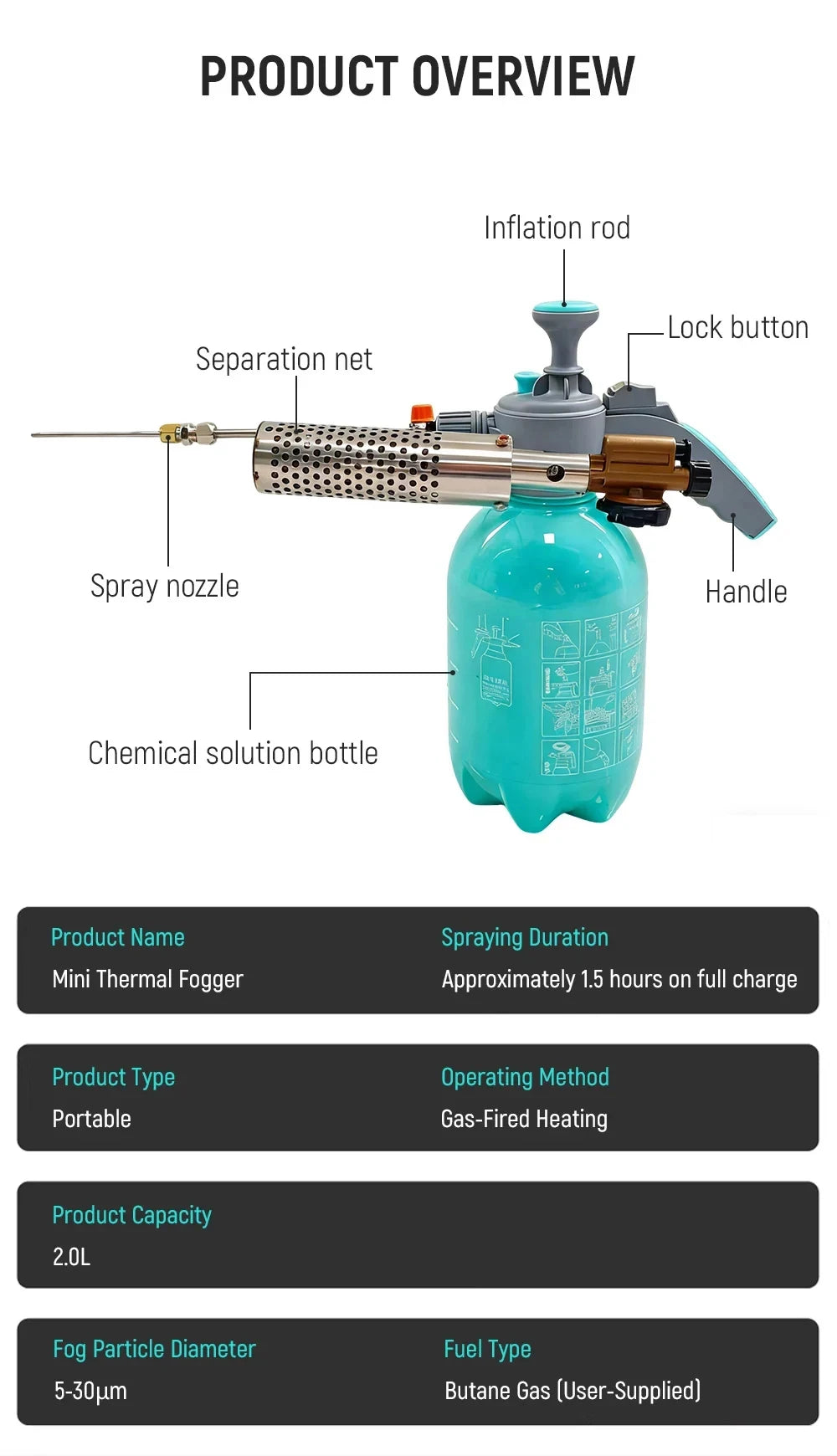 Handheld Thermal Fogging Sprayer