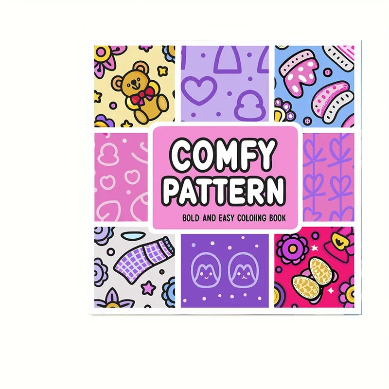 Cute & Simple Adult Colouring Book
