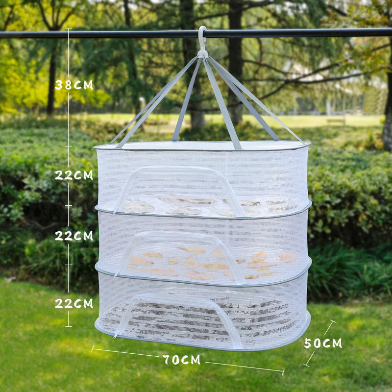 1.2.3Layer Breathable Quick Drying Hanging Net Holder
