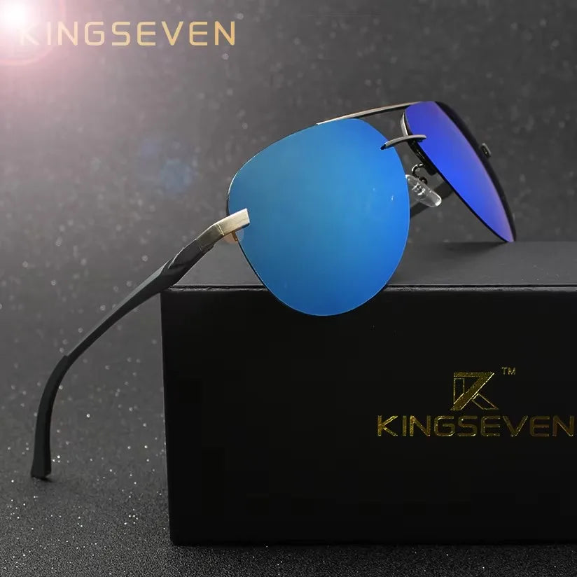 KINGSEVEN Aluminum Magnesium Polarized Sunglasses