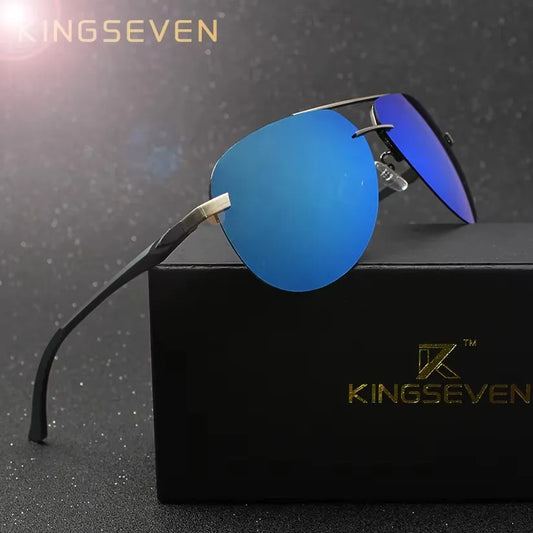 KINGSEVEN Aluminum Magnesium Polarized Sunglasses