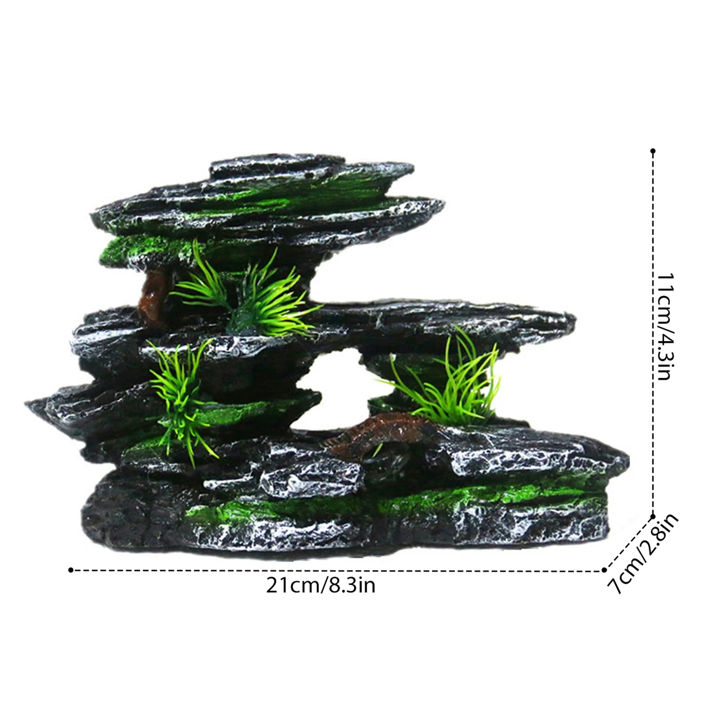 Fish Tank Artificial Bridge Resin Landscape Decoration